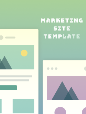 Marketing Site Template Advanced